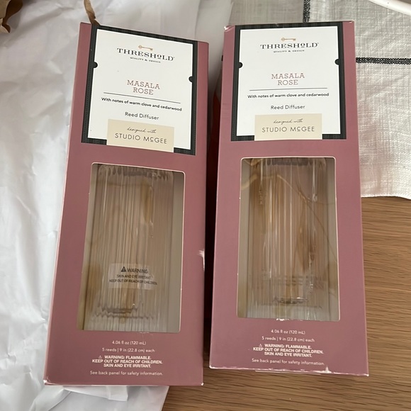 Studio McGee Accents New Studio Mcgee Masala Rose Reed Diffuser X2